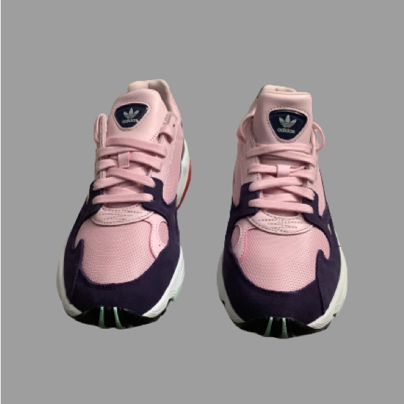 Adidas Falcon Low-Top Sneakers Purple Pink Size 8 - Picture 2 of 10